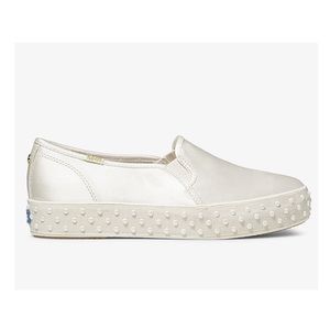 Keds(R) x Kate Spade faux pearl trim sneaker